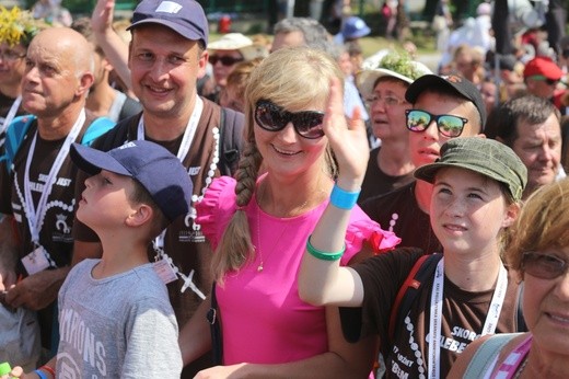 Powitanie 31. Pielgrzymki Andrychowskiej na Jasnej Górze - 2017