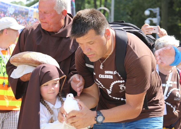 Powitanie 31. Pielgrzymki Andrychowskiej na Jasnej Górze - 2017