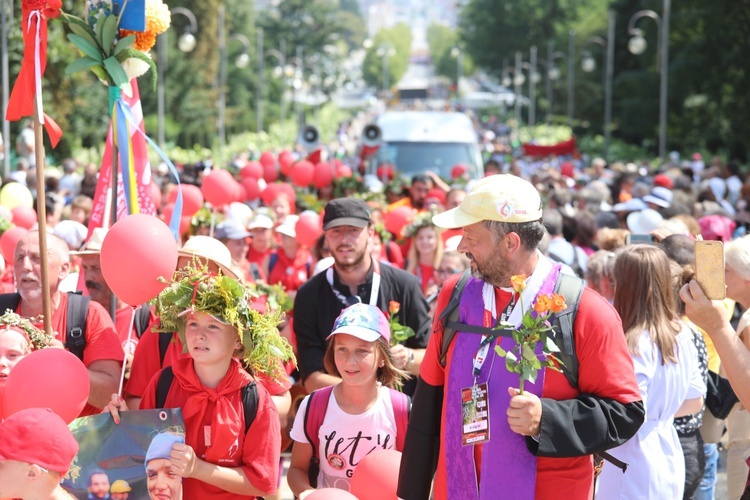 Powitanie 34. Pielgrzymki Oświęcimskiej na Jasnej Górze - 2017