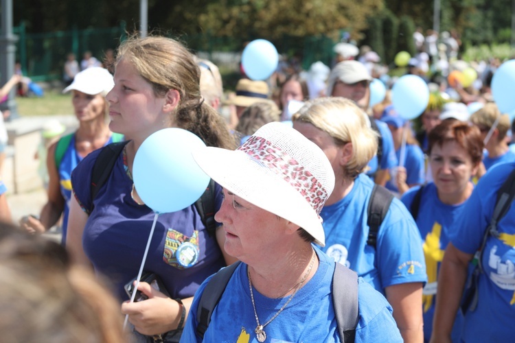 Powitanie 34. Pielgrzymki Oświęcimskiej na Jasnej Górze - 2017