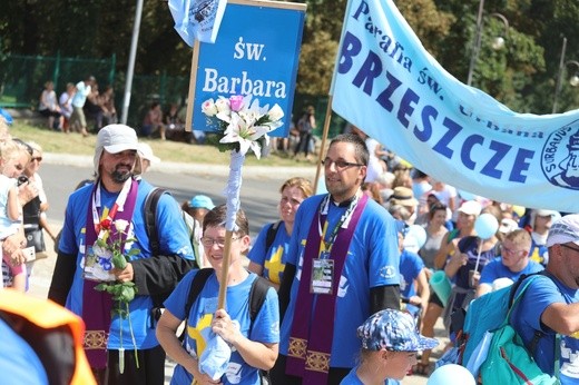 Powitanie 34. Pielgrzymki Oświęcimskiej na Jasnej Górze - 2017