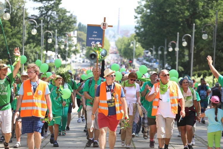 Powitanie 34. Pielgrzymki Oświęcimskiej na Jasnej Górze - 2017