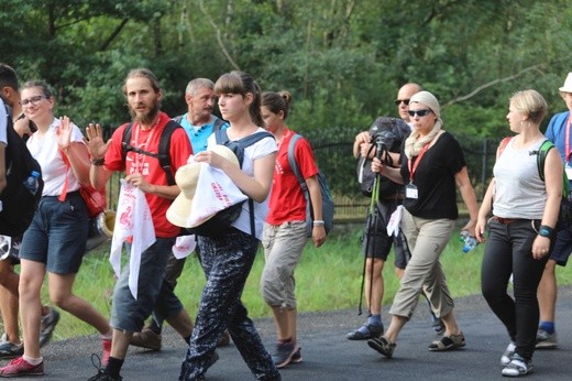 26. Cieszyńska Pielgrzymka na Jasną Górę - na trasie