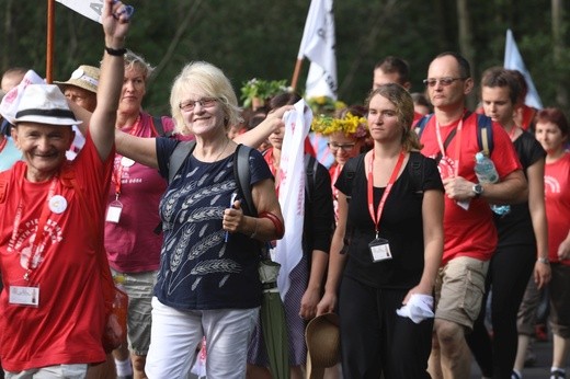26. Cieszyńska Pielgrzymka na Jasną Górę - na trasie