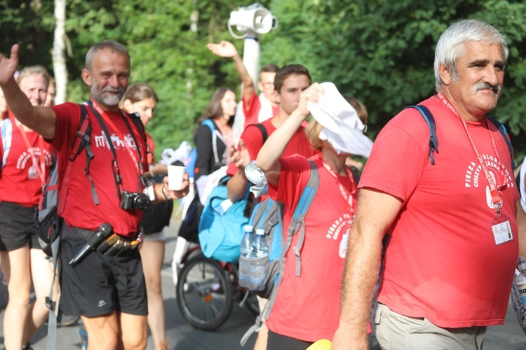 26. Cieszyńska Pielgrzymka na Jasną Górę - na trasie