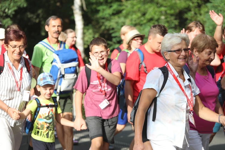 26. Cieszyńska Pielgrzymka na Jasną Górę - na trasie