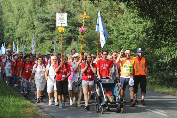 26. Cieszyńska Pielgrzymka na Jasną Górę - na trasie