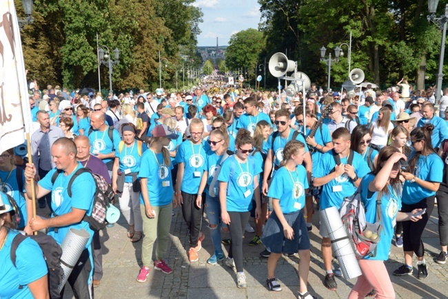 Pielgrzymka diecezji radomskiej - kolumny radomskie