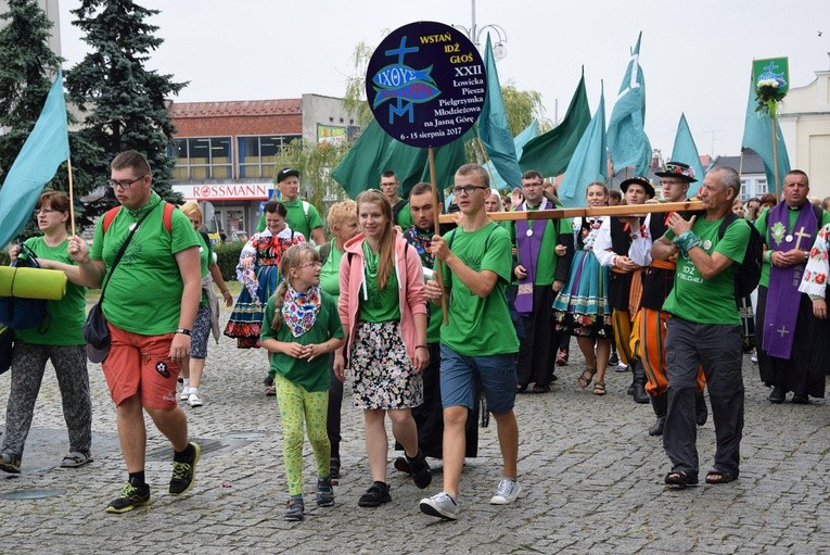 XXII ŁPPM - wejście na Jasną Górę