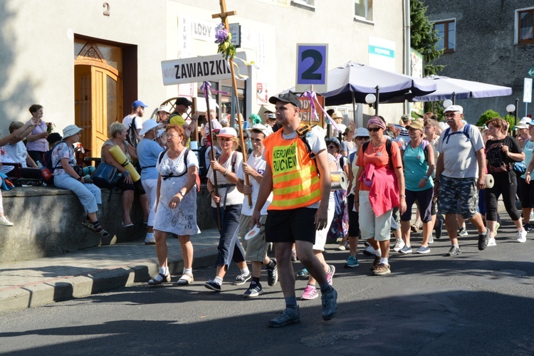 Pielgrzymkowe zejście z Góry św. Anny