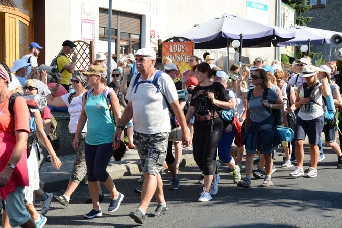 Pielgrzymkowe zejście z Góry św. Anny