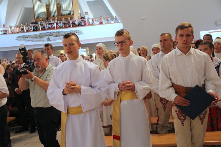 Poświęcenie kościoła w Woli Piskulinej