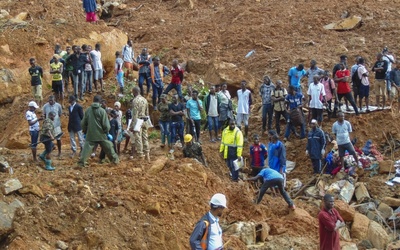 Sierra Leone: Już prawie 400 śmiertelnych ofiar osuwisk i lawin błota