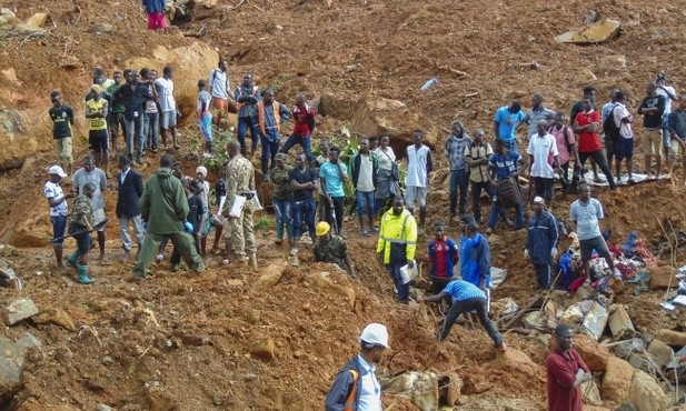 Sierra Leone: Już prawie 400 śmiertelnych ofiar osuwisk i lawin błota