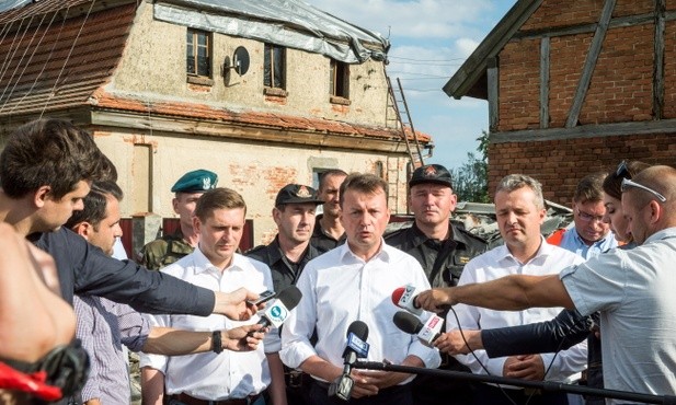 "Ponad 30 mln zł przekazano dla poszkodowanych w nawałnicach"