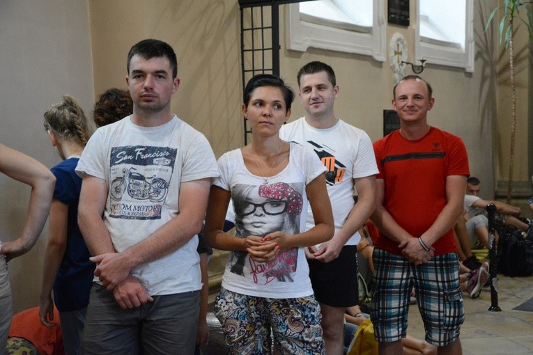 Pielgrzymkowa Eucharystia u św. Wawrzyńca