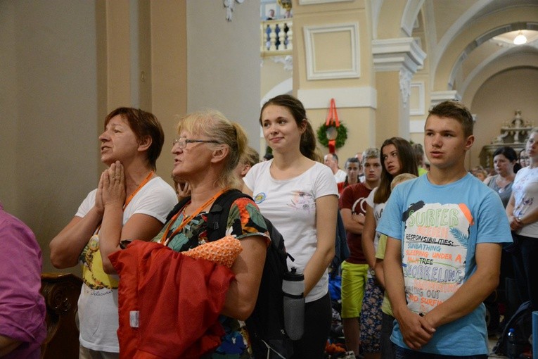 Pielgrzymkowa Eucharystia u św. Wawrzyńca