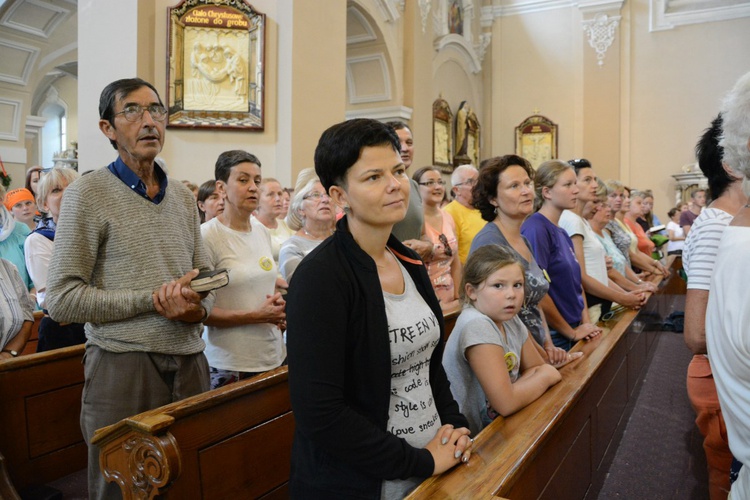 Pielgrzymkowa Eucharystia u św. Wawrzyńca