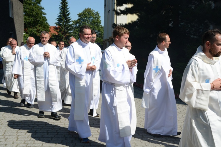 Pielgrzymkowa Eucharystia u św. Wawrzyńca