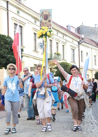 Wyjście Pieszej Pielgrzymki Tarnowskiej