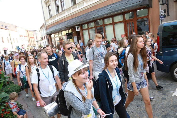 Wyjście Pieszej Pielgrzymki Tarnowskiej