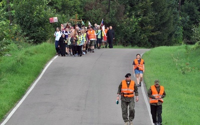 Pielgrzymka Miłosierdzia na trasie