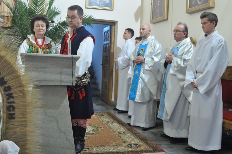 Dożynki parafialne w Łąkcie