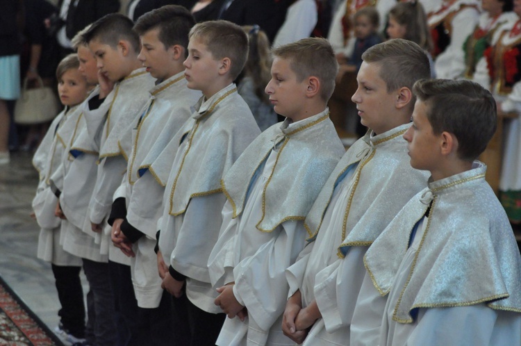 Dożynki parafialne w Łąkcie