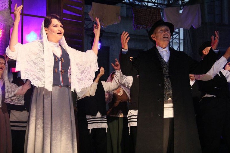 Spektakl kończący Festiwal kultury żydowskiej