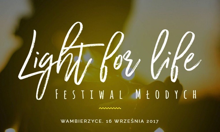 Hasłem festiwalu są słowa "światło dla świata" z Mt 5,13-16.