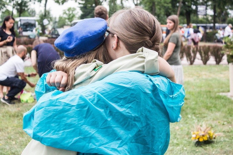 Pielgrzymka z "trójeczką"