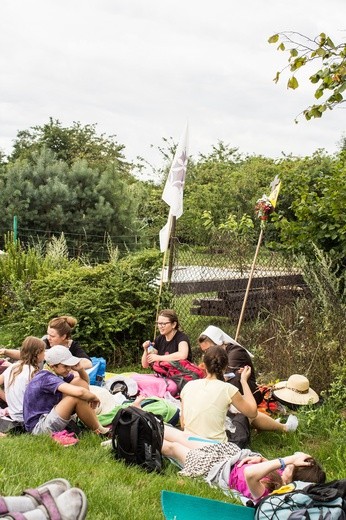 Pielgrzymka z "trójeczką"