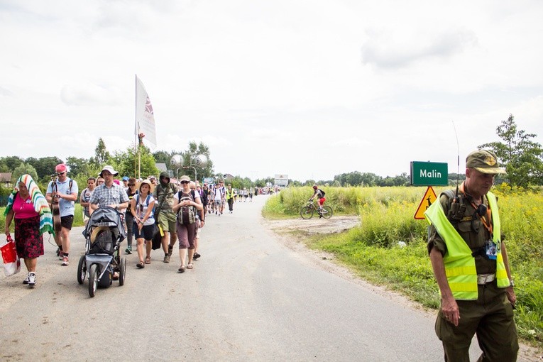 Pielgrzymka z "trójeczką"
