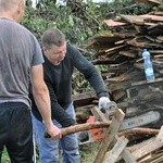 Pomoc w usuwaniu skutków wichury na Pomorzu