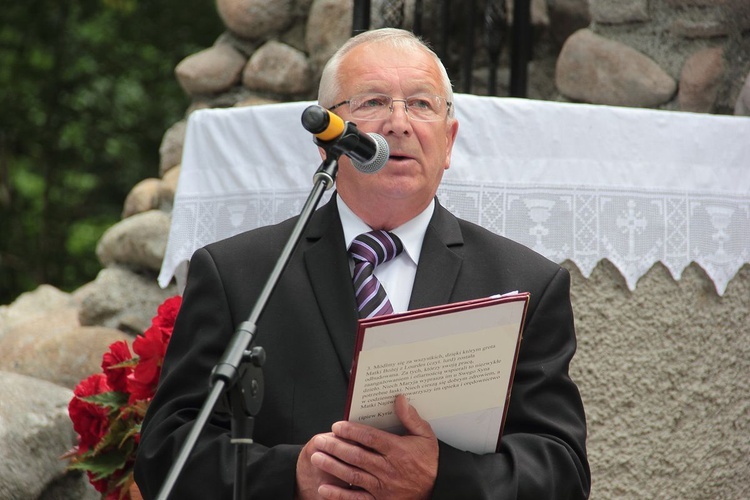 Błogosławieństwo groty Matki Bożej z Lourdes w Bińczu