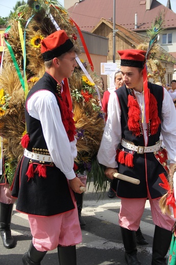 Dożynki wojewódzkie w Bobowej