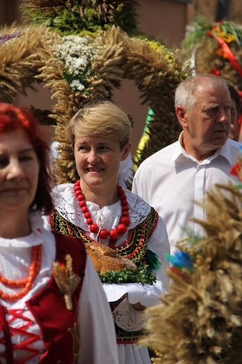 Dożynki wojewódzkie w Bobowej