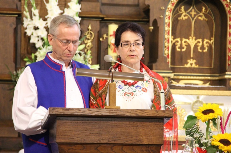 Dożynki wojewódzkie w Bobowej