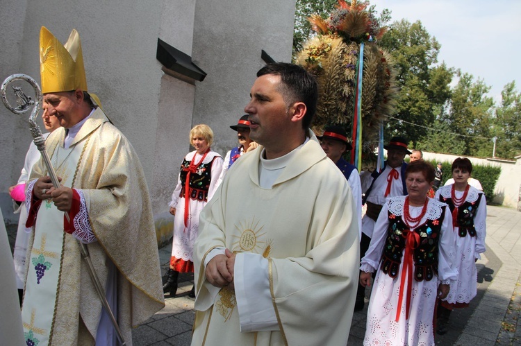 Dożynki wojewódzkie w Bobowej