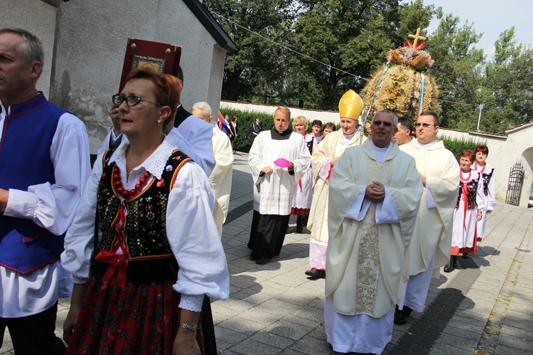 Dożynki wojewódzkie w Bobowej