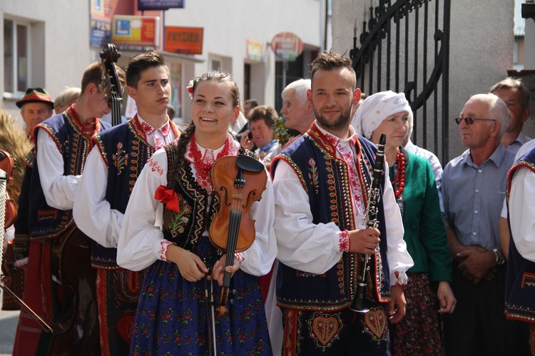 Dożynki wojewódzkie w Bobowej