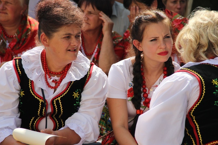 Dożynki wojewódzkie w Bobowej