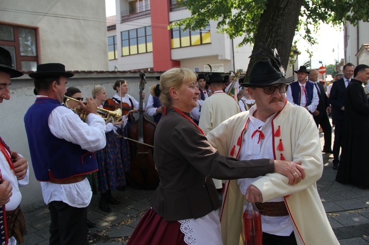 Dożynki wojewódzkie w Bobowej