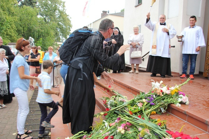 Powrót pielgrzymów do Głowna