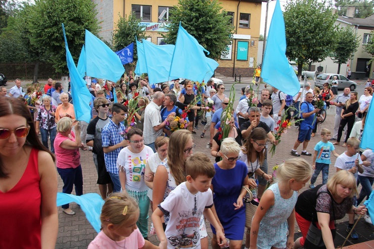 Powrót pielgrzymów do Głowna