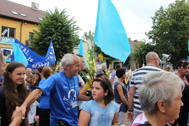 Powrót pielgrzymów do Głowna