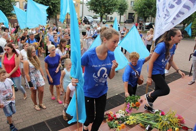 Powrót pielgrzymów do Głowna