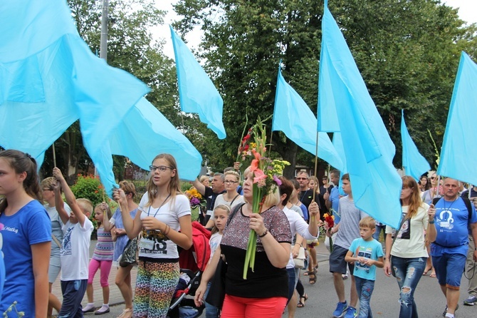 Powrót pielgrzymów do Głowna