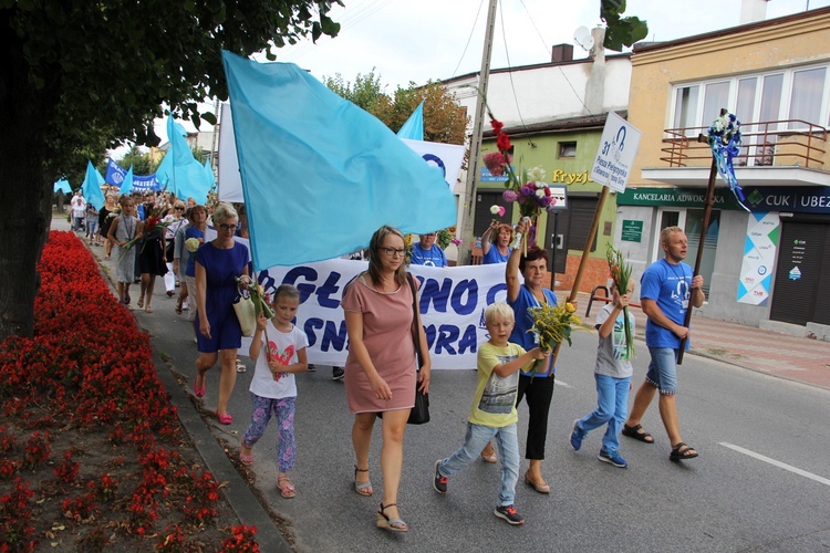 Powrót pielgrzymów do Głowna