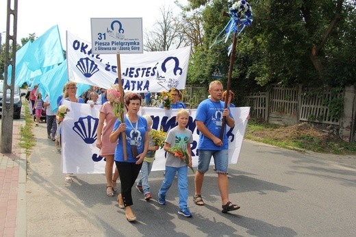 Powrót pielgrzymów do Głowna